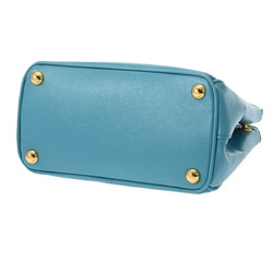 PRADA Prada Galleria Micro Turquoise Women's Saffiano Bag