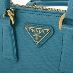 PRADA Prada Galleria Micro Turquoise Women's Saffiano Bag