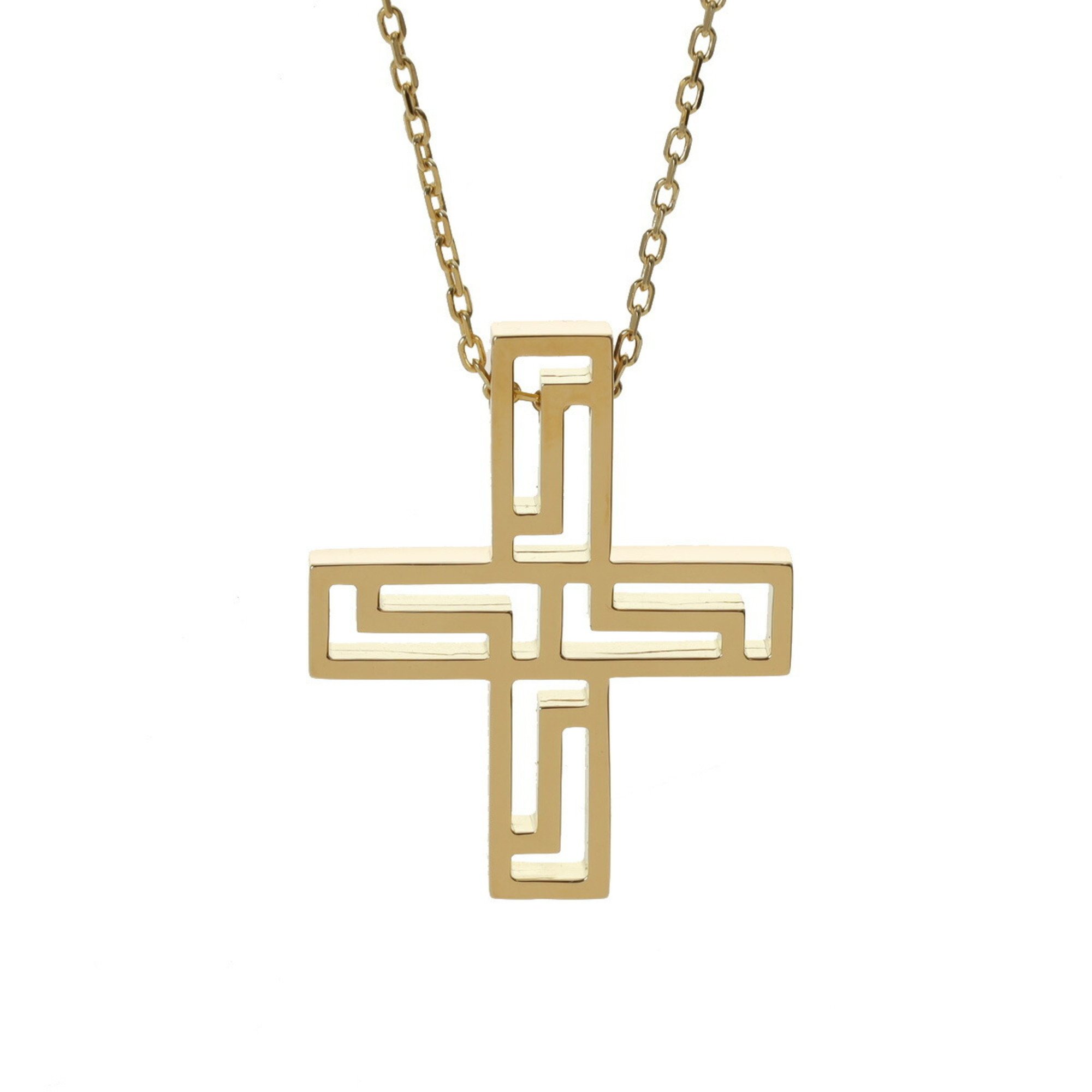 VERSACE Versace Cross Necklace Unisex YG