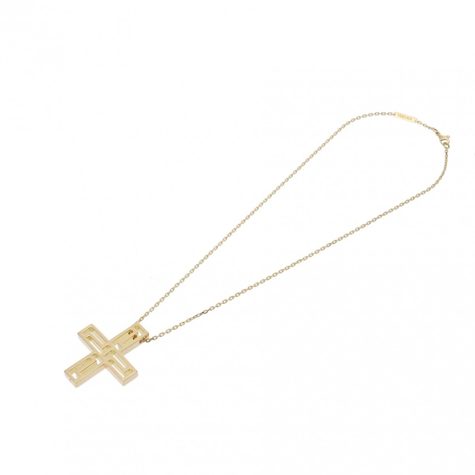 VERSACE Versace Cross Necklace Unisex YG