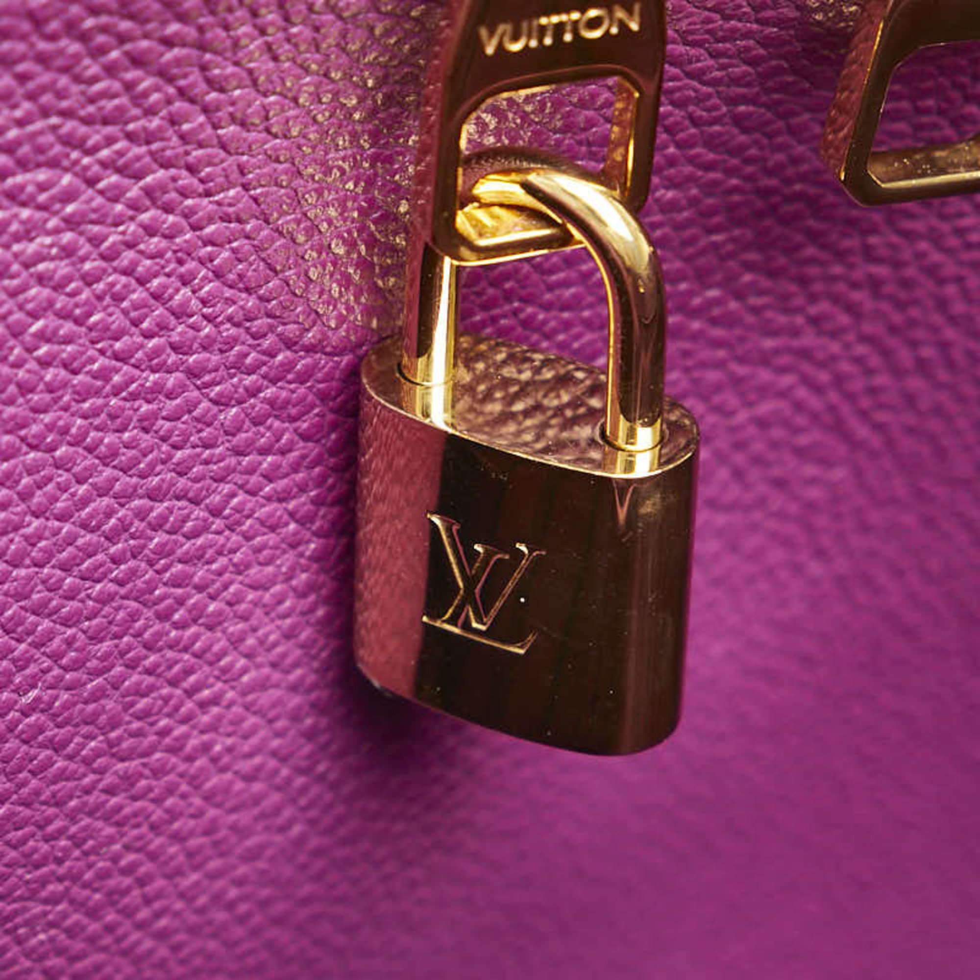 Louis Vuitton Monogram Empreinte Montaigne MM Handbag Shoulder Bag M41196 Aurore Purple Leather Women's LOUIS VUITTON