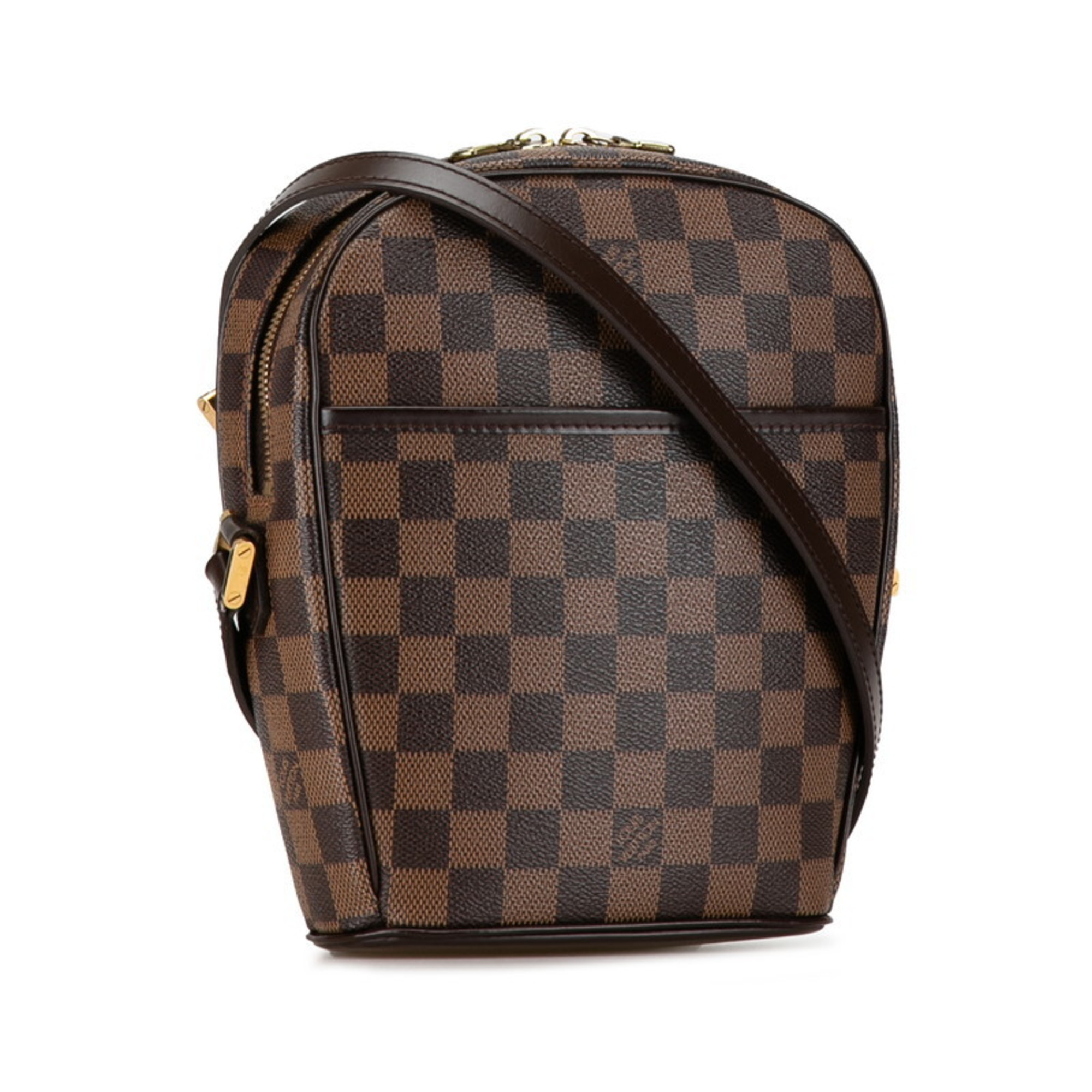 Louis Vuitton Damier Ipanema PM Shoulder Bag N51294 Brown PVC Leather Women's LOUIS VUITTON