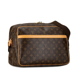 Louis Vuitton Monogram Reporter GM Shoulder Bag M45252 Brown PVC Leather Women's LOUIS VUITTON