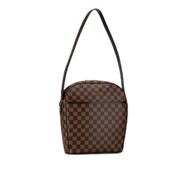 Louis Vuitton Damier Ipanema GM Shoulder Bag N51292 Brown PVC Leather Women's LOUIS VUITTON