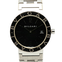 BVLGARI Watch BB33SS Quartz Black Dial Stainless Steel Men's