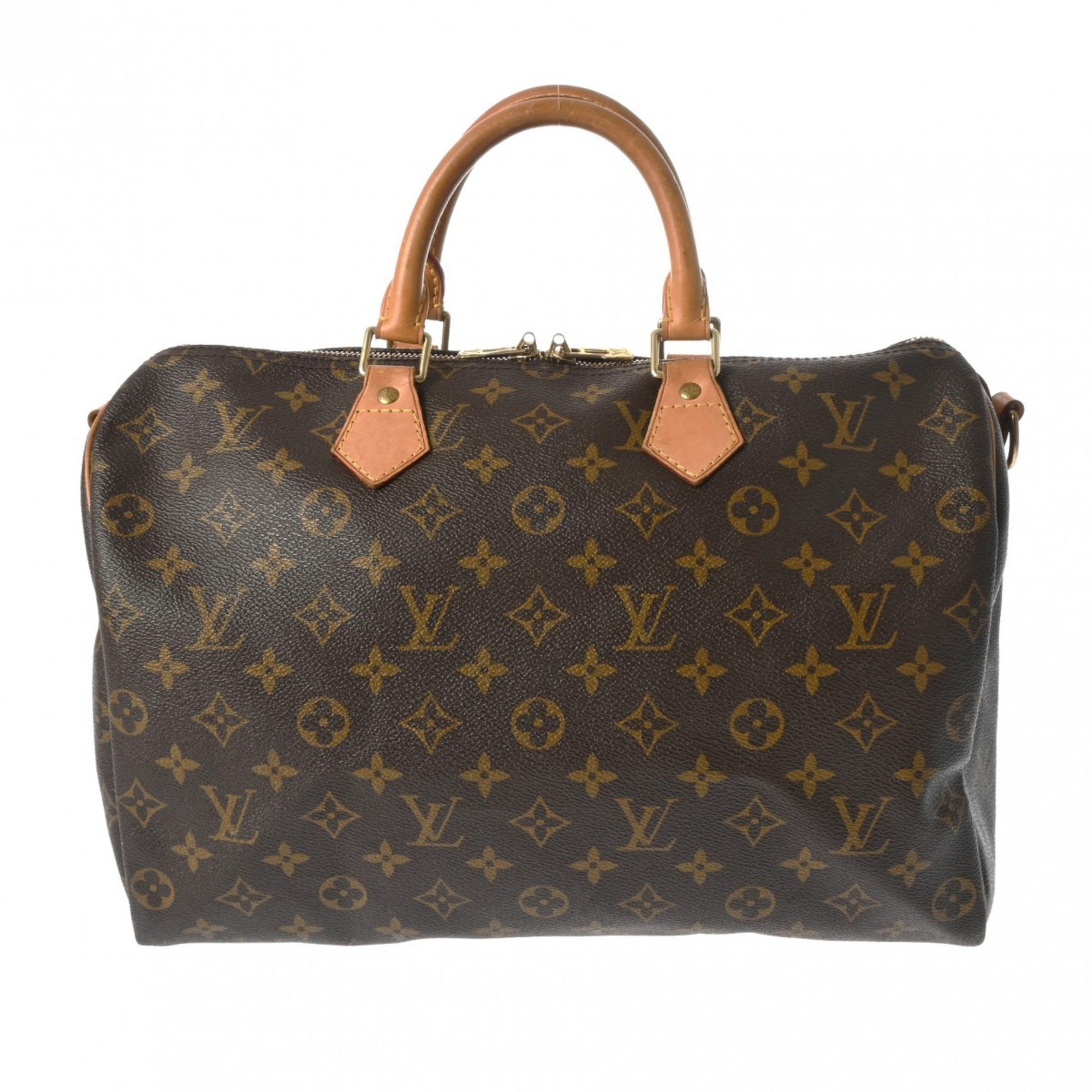 LOUIS VUITTON Louis Vuitton Monogram Speedy Bandouliere 35 Brown M40392 Women's Canvas Handbag