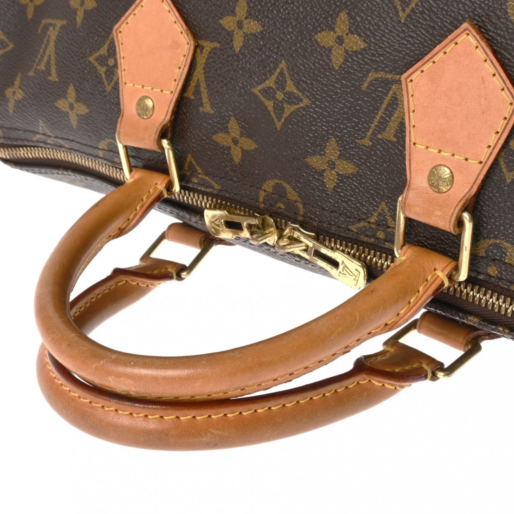 LOUIS VUITTON Louis Vuitton Monogram Speedy Bandouliere 35 Brown M40392 Women's Canvas Handbag