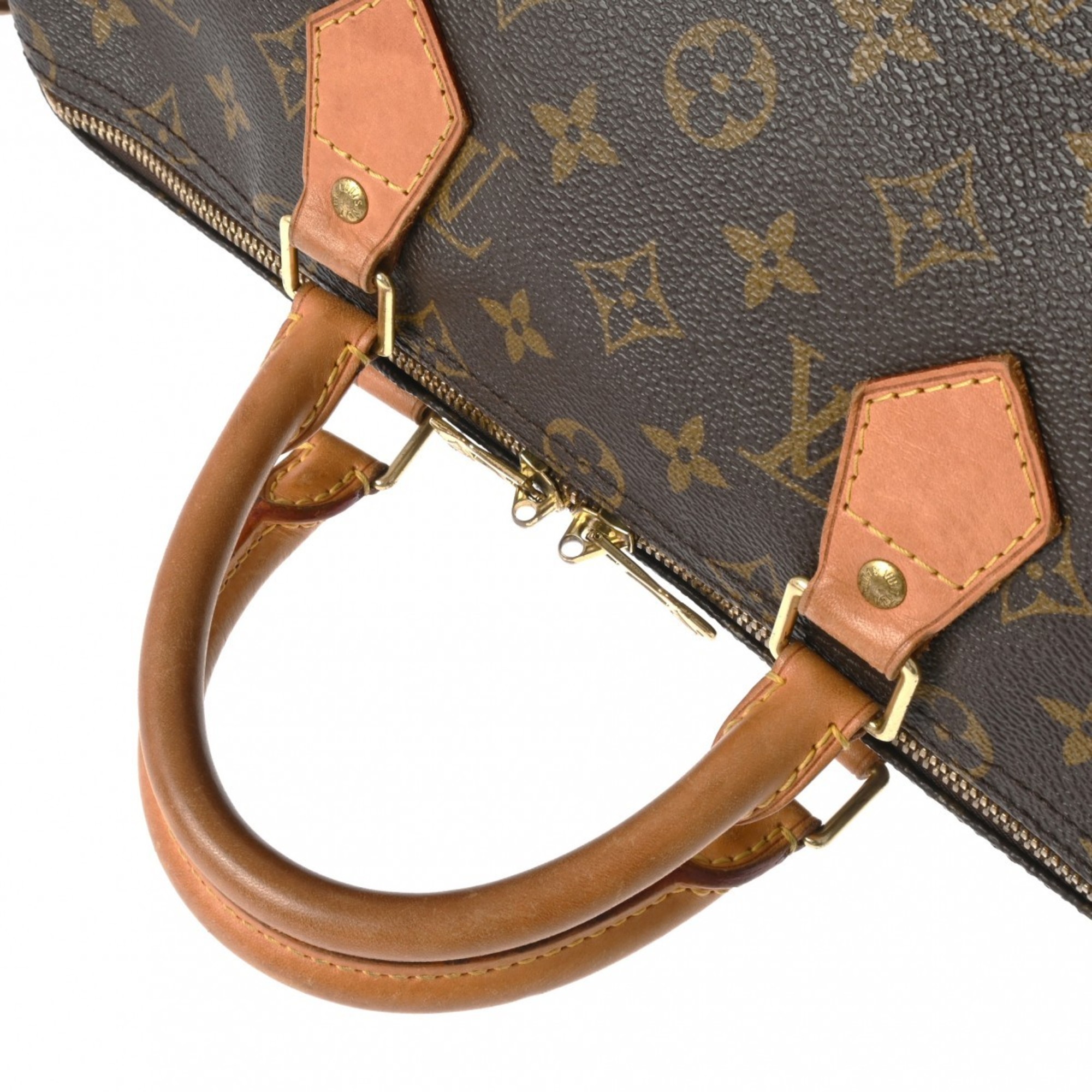 LOUIS VUITTON Louis Vuitton Monogram Speedy Bandouliere 35 Brown M40392 Women's Canvas Handbag