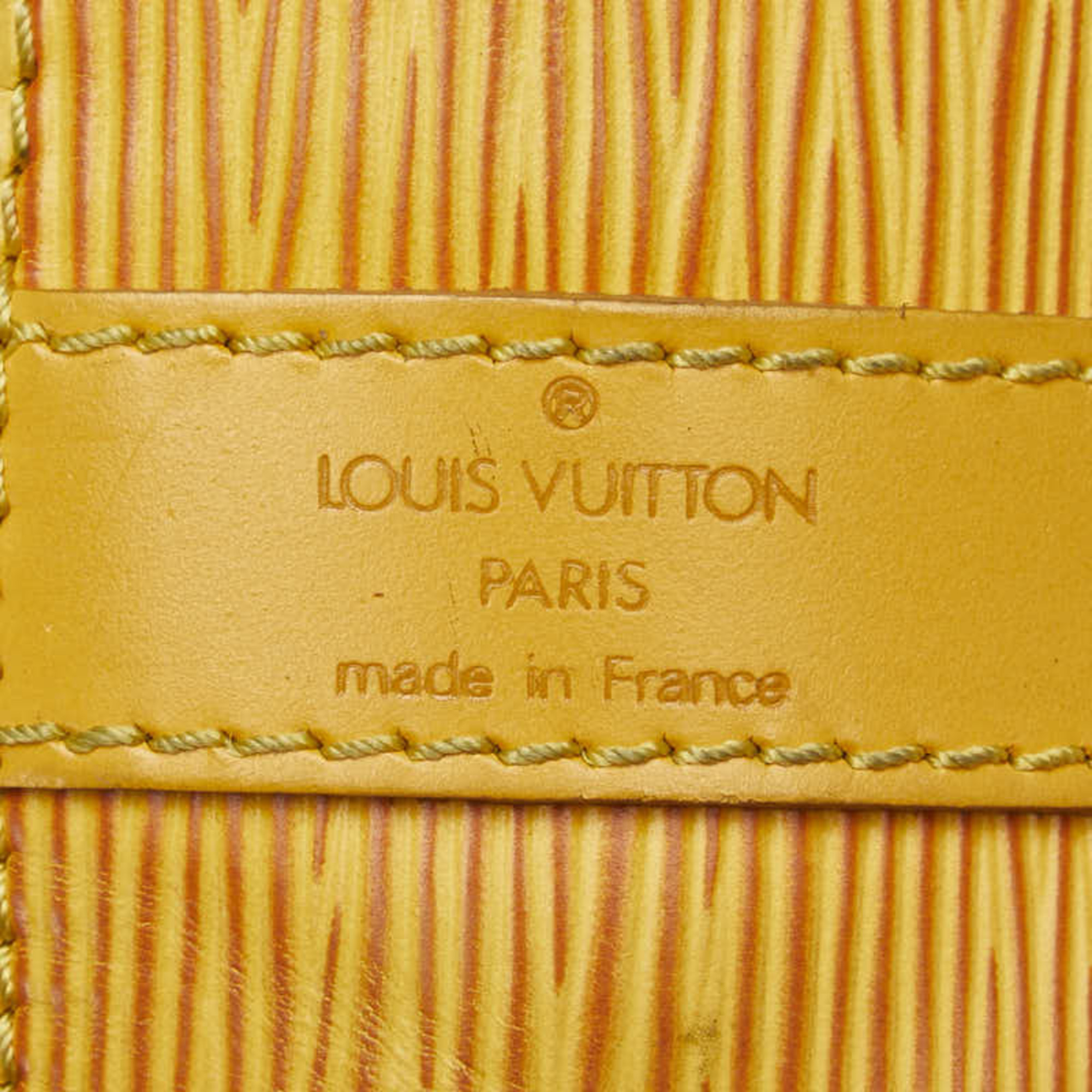 Louis Vuitton Epi Petit Noe Bag Handbag M44109 Tassili Yellow Leather Women's LOUIS VUITTON