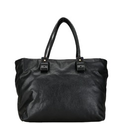 Chloé Chloe Eclipse Tote Bag Handbag Black Leather Women's