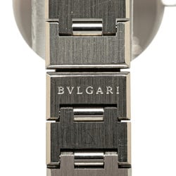 BVLGARI Watch BB23SS Quartz Black Dial Stainless Steel Women's