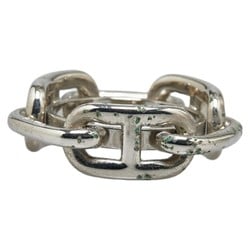 Hermes Chaine d'Ancre scarf ring silver metal women's HERMES