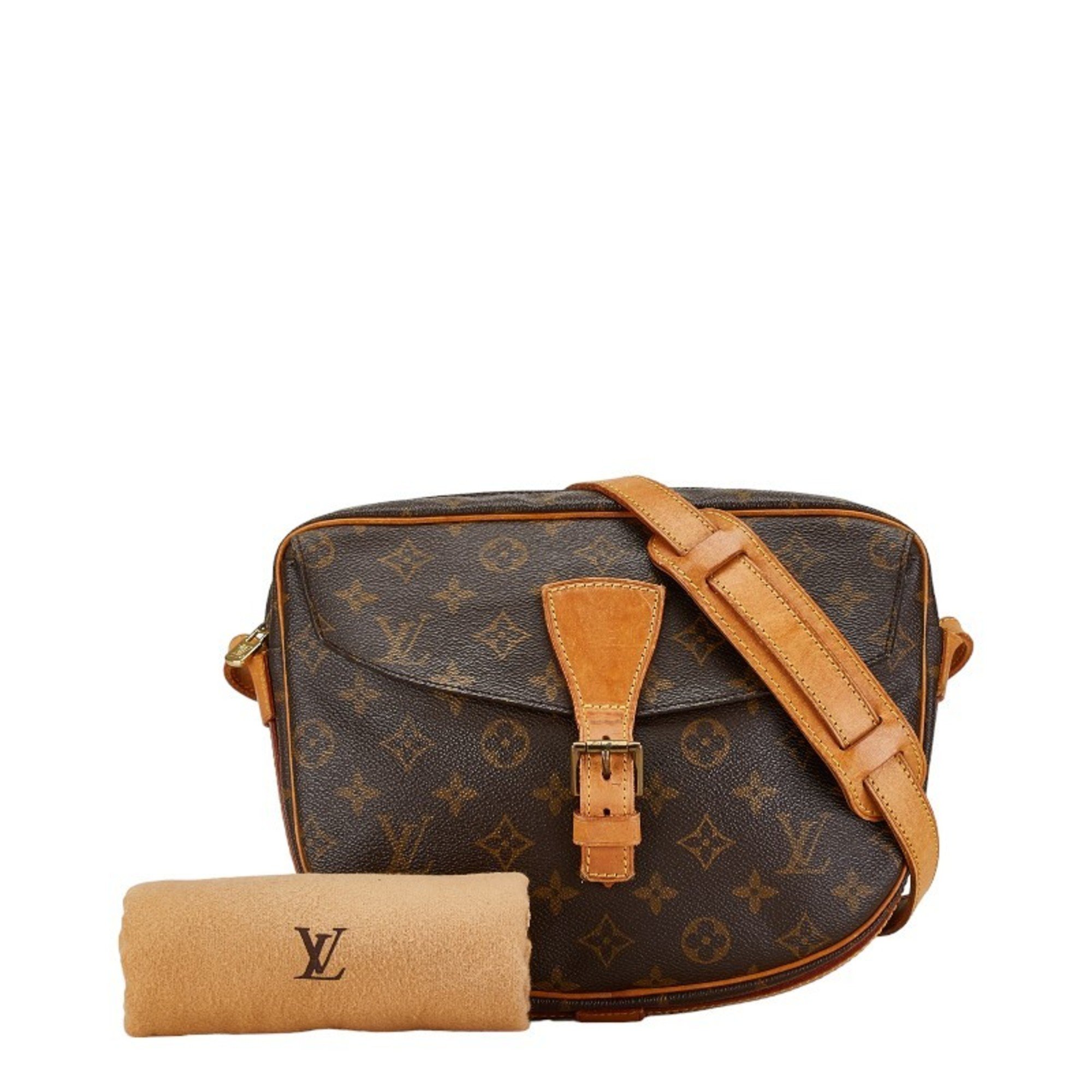 Louis Vuitton Monogram Jeune Fille MM Shoulder Bag M51226 Brown PVC Leather Women's LOUIS VUITTON