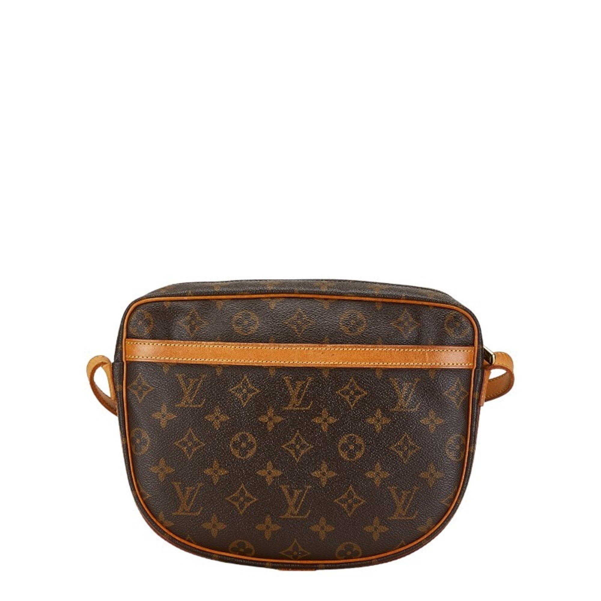 Louis Vuitton Monogram Jeune Fille MM Shoulder Bag M51226 Brown PVC Leather Women's LOUIS VUITTON