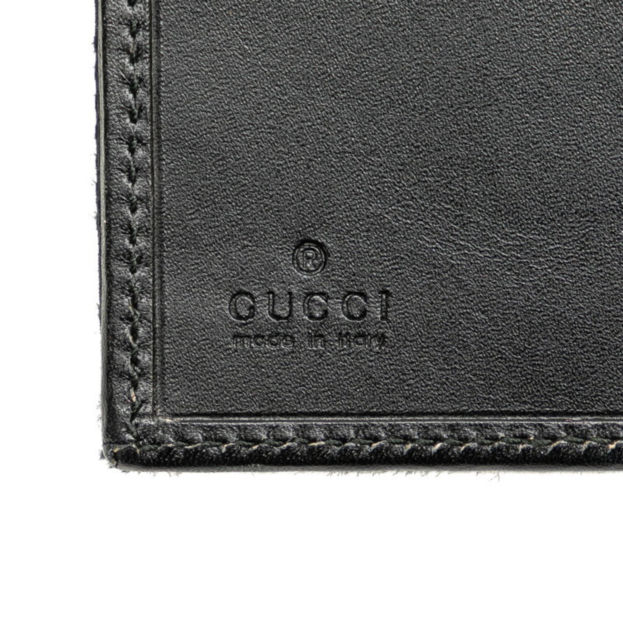 Gucci GG Canvas Jackie Bi-fold Wallet 035 0416 Black Women's GUCCI