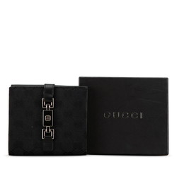 Gucci GG Canvas Jackie Bi-fold Wallet 035 0416 Black Women's GUCCI