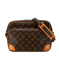 Louis Vuitton Monogram Nile Shoulder Bag M45244 Brown PVC Leather Women's LOUIS VUITTON