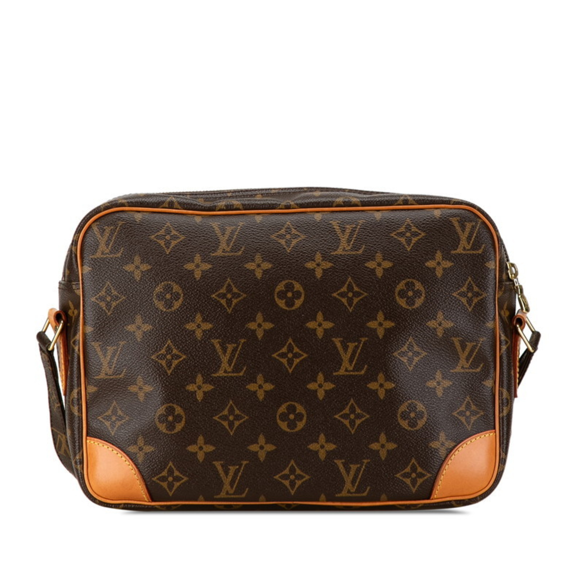 Louis Vuitton Monogram Nile Shoulder Bag M45244 Brown PVC Leather Women's LOUIS VUITTON