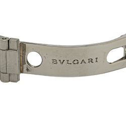 BVLGARI Diagono Sports Watch LCV29S Quartz Black Dial Stainless Steel Women's