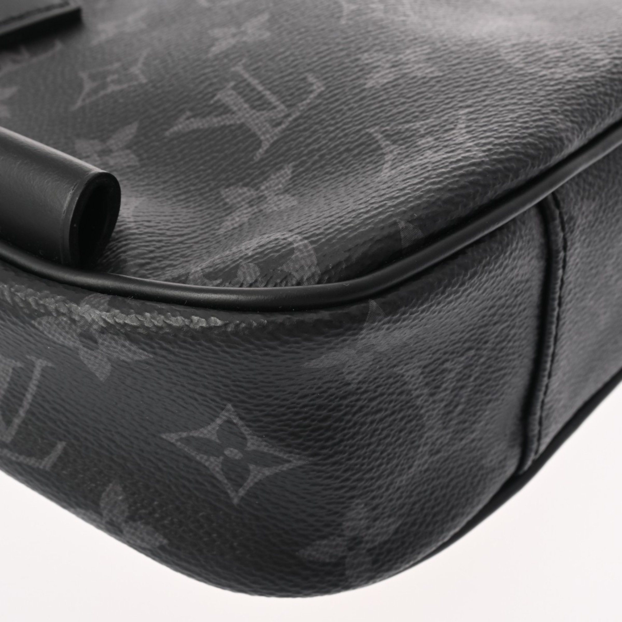 LOUIS VUITTON Louis Vuitton Monogram Eclipse Bum Bag Black/Grey M42906 Men's Canvas Body