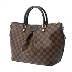 LOUIS VUITTON Damier Sienna MM Brown N41546 Women's Canvas Handbag