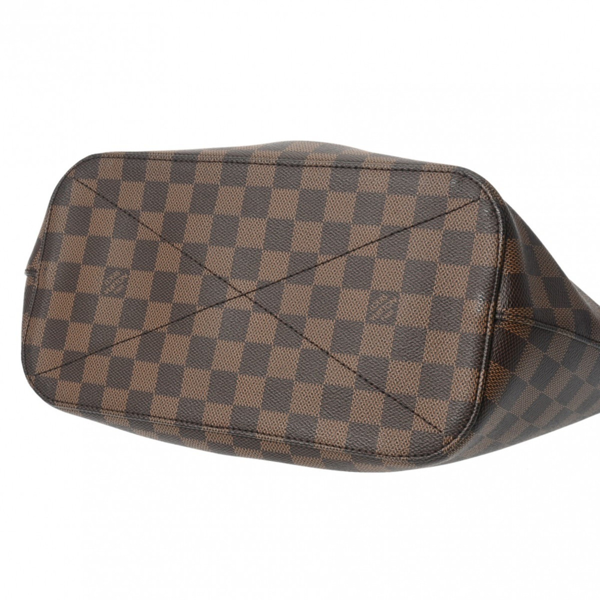 LOUIS VUITTON Damier Sienna MM Brown N41546 Women's Canvas Handbag