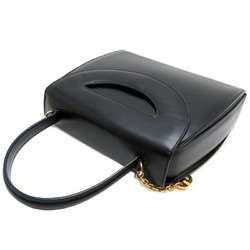 Celine 2-way women's handbag in leather and black with shoulder strap