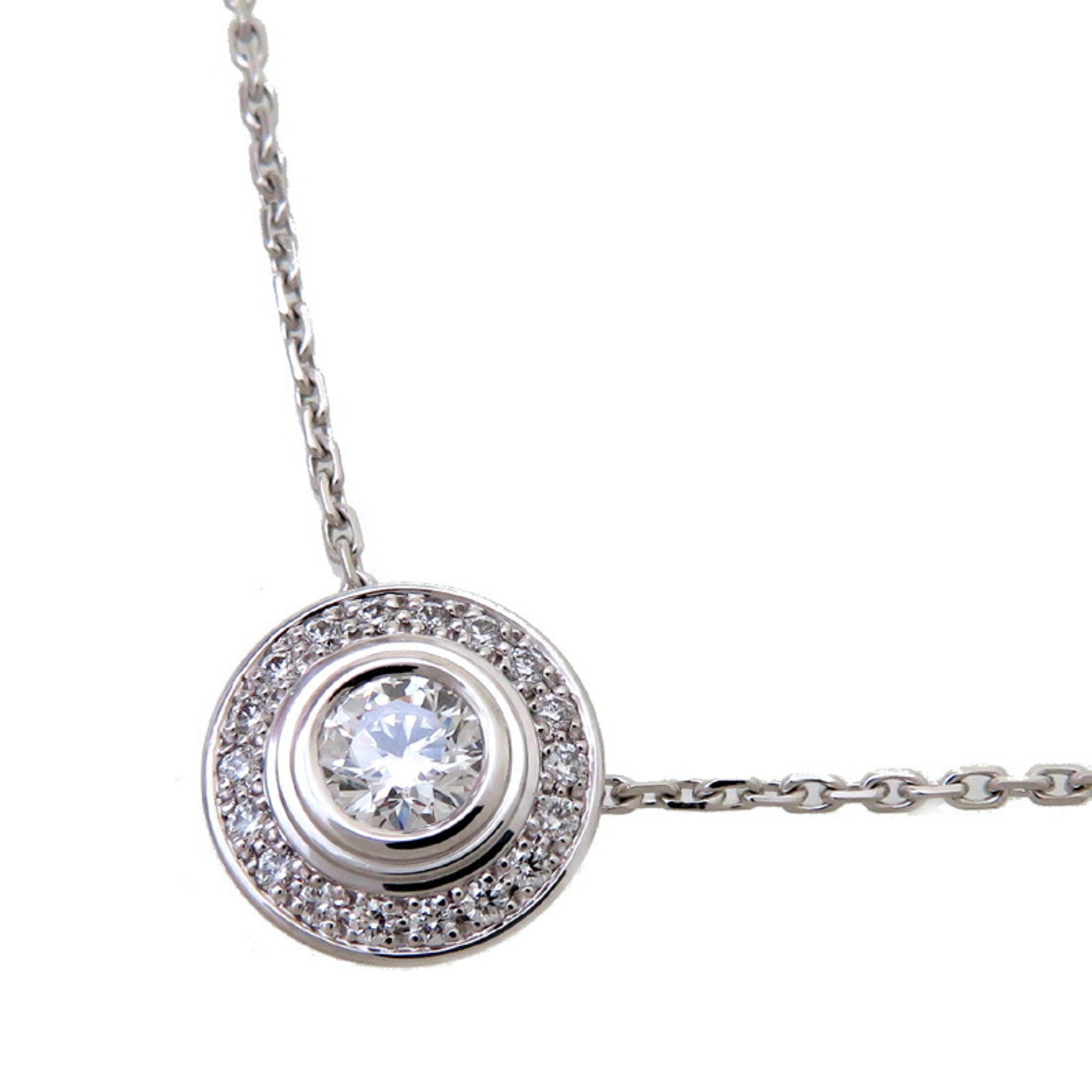 Cartier 0.20ct D'Amour ladies necklace N7406700 750 white gold