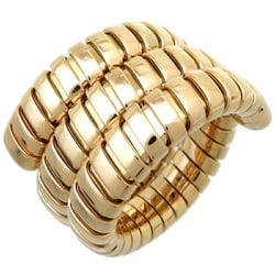 Bvlgari Tubogas Ladies Ring 750 Yellow Gold Size 11