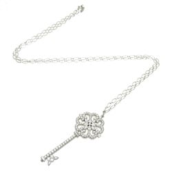 Tiffany Diamond Enchant Primrose Key Ladies Necklace Pt950 Platinum