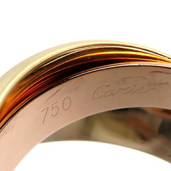 Cartier #48 Trinity ladies ring, 750 yellow gold, size 8