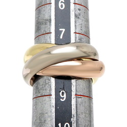 Cartier #48 Trinity ladies ring, 750 yellow gold, size 8