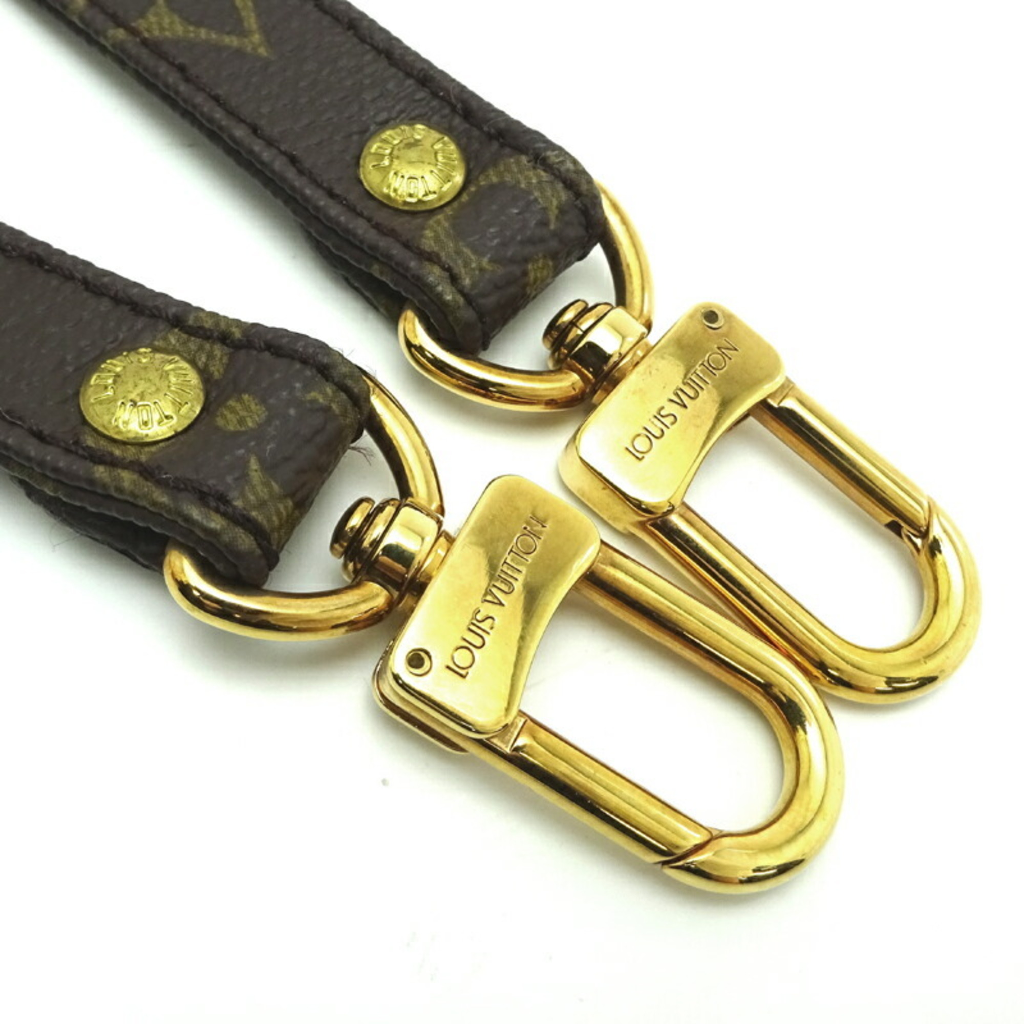 Louis Vuitton Shoulder Strap Women's Monogram Brown