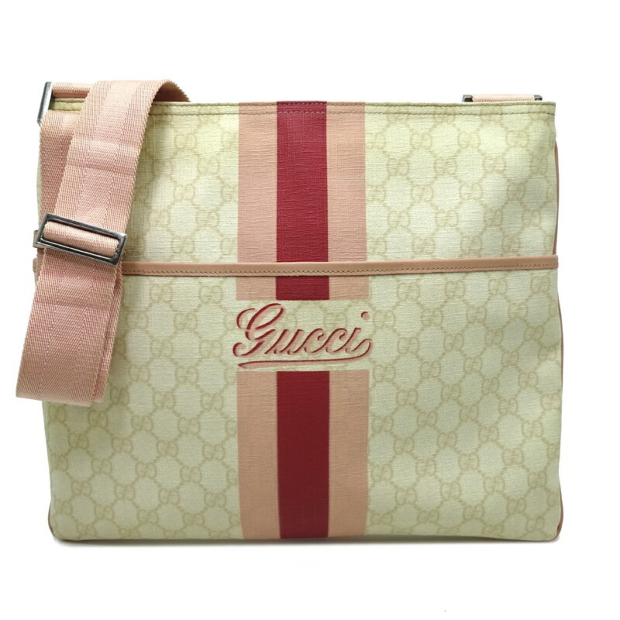 Gucci Joyline Shoulder Bag - Cut Women's 189816 GG Supreme Beige