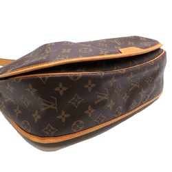 Louis Vuitton Menilmontant MM Women's Shoulder Bag M40473 Monogram (Brown)