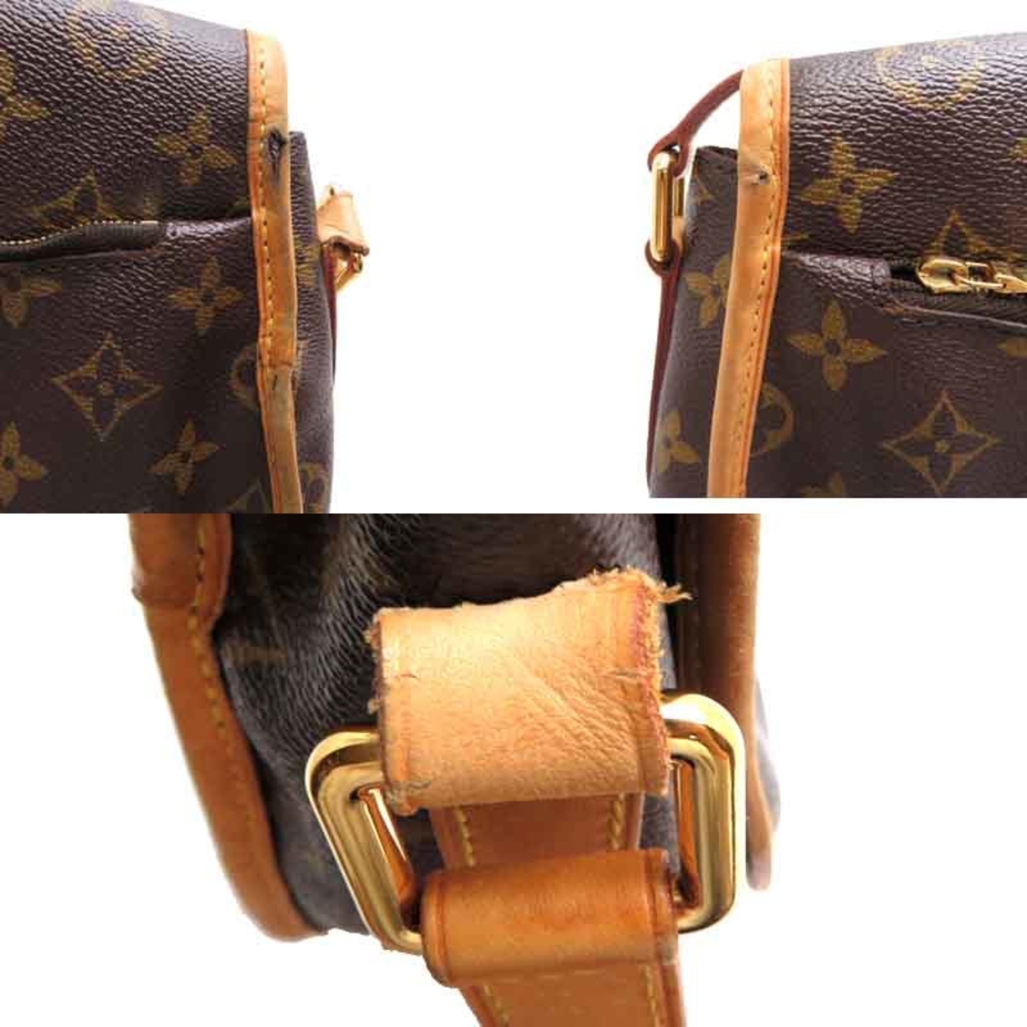 Louis Vuitton Menilmontant MM Women's Shoulder Bag M40473 Monogram (Brown)