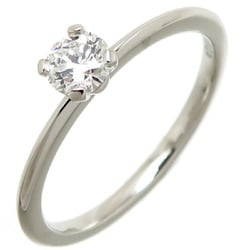 Tiffany 0.22ct Diamond True Ladies Ring 45258 Pt950 Platinum Size 9