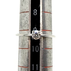 Tiffany 0.22ct Diamond True Ladies Ring 45258 Pt950 Platinum Size 9