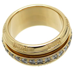 Piaget #51 Possession Diamond Ladies Ring 750 Yellow Gold Size 11.5