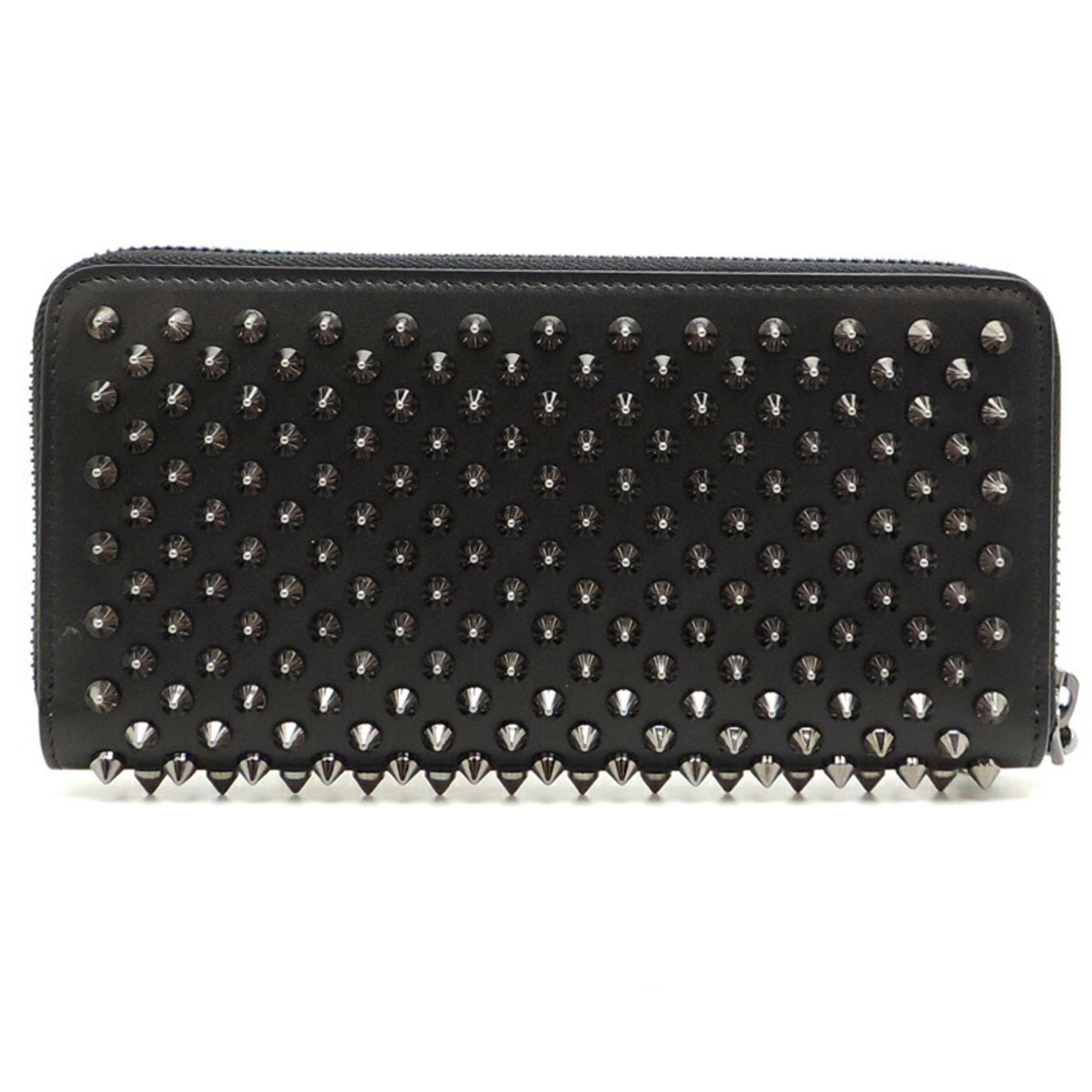 Christian Louboutin Panettone Wallet Women's and Men's Long 1175099 Leather Black