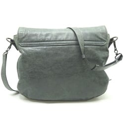 Balenciaga The Folk Women's Bag 246432 Leather Moss Green (Grey)