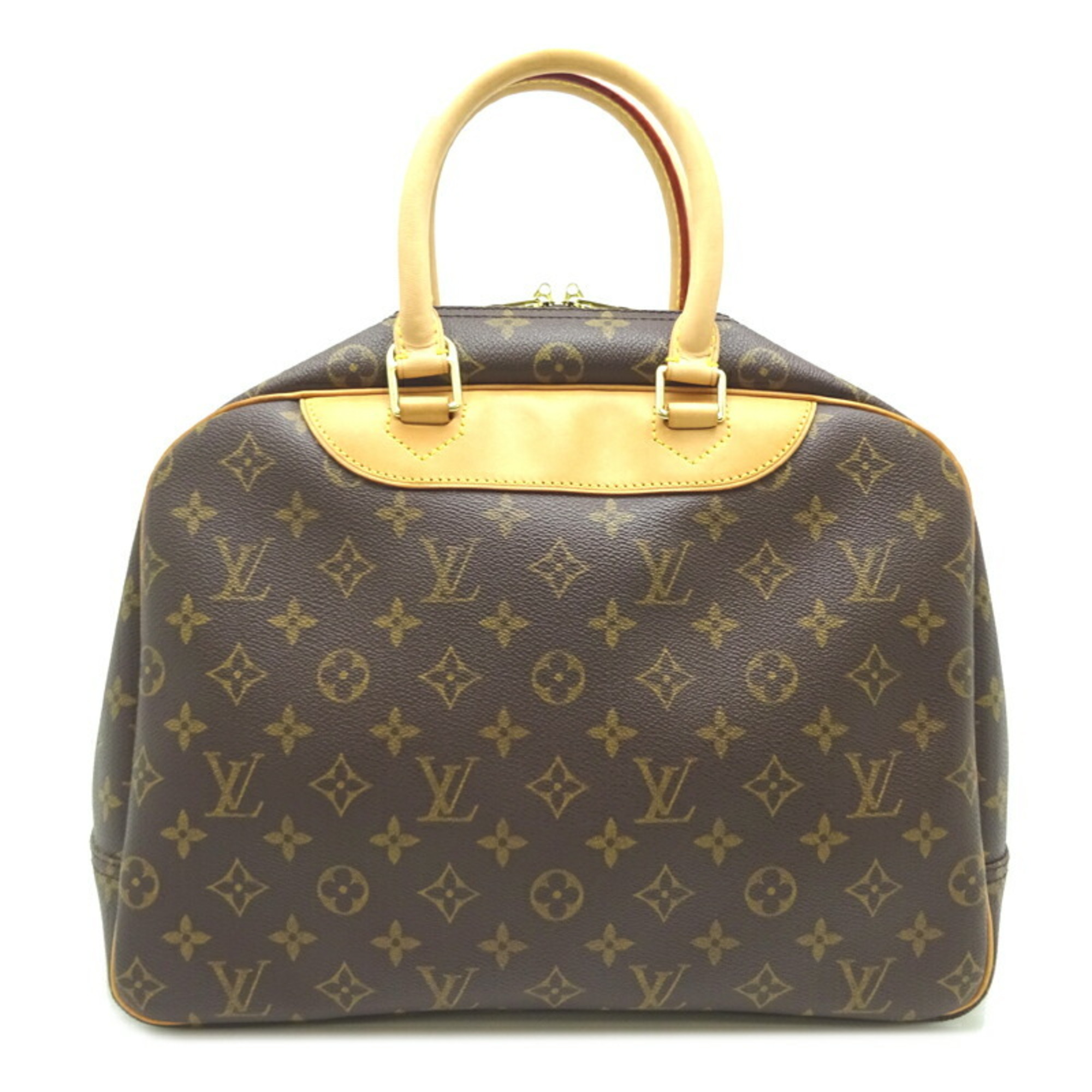 Louis Vuitton Deauville Women's Boston Bag M47270 Monogram Brown