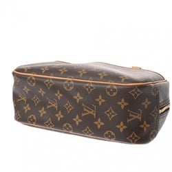 LOUIS VUITTON Louis Vuitton Monogram Trouville Brown M42228 Women's Canvas Handbag