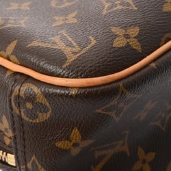 LOUIS VUITTON Louis Vuitton Monogram Trouville Brown M42228 Women's Canvas Handbag