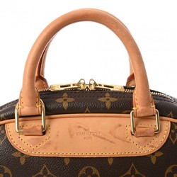 LOUIS VUITTON Louis Vuitton Monogram Trouville Brown M42228 Women's Canvas Handbag