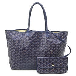 Goyard Saint Louis PM Women's and Men's Tote Bag Coated Canvas Blue