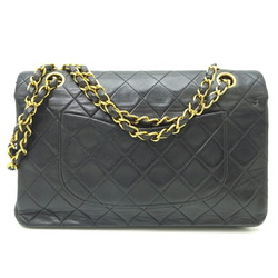 Chanel Matelasse 25 Chain Turnlock is loose Women's Shoulder Bag A01112 Lambskin Black