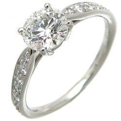 Tiffany 0.74ct Diamond Harmony Half Circle Ladies Ring 66651 Pt950 Platinum Size 11