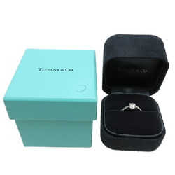 Tiffany 0.74ct Diamond Harmony Half Circle Ladies Ring 66651 Pt950 Platinum Size 11