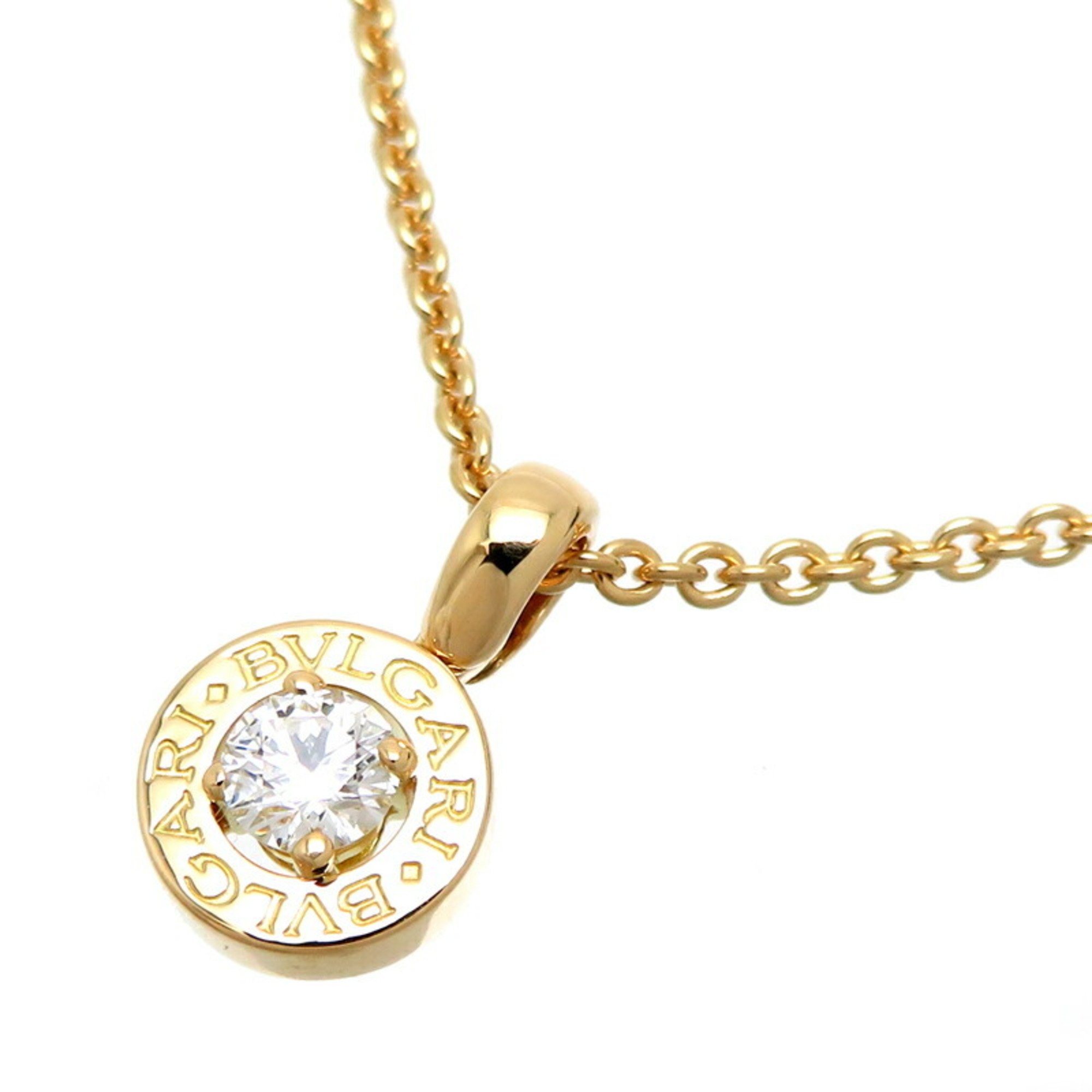 BVLGARI Diamond Ladies Necklace 750 Yellow Gold